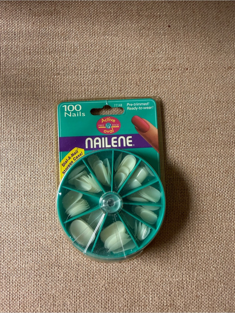 Pre-Trimmed Oval False Nails - White (100 Nails)